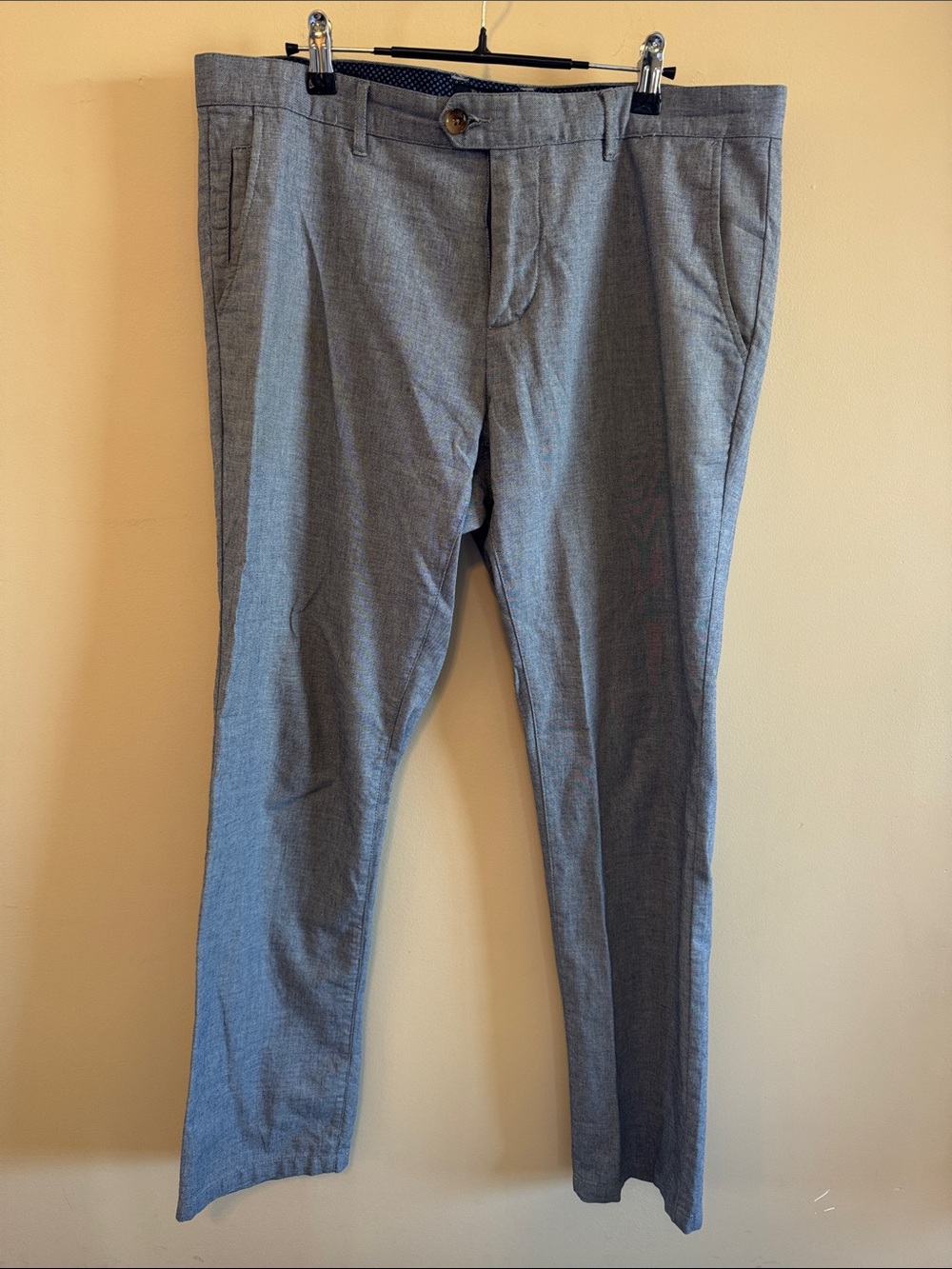 RW&CO. Light Gray Slim Chinos